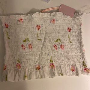 Pacsun floral tube top